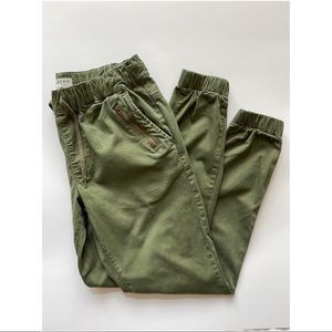 PacSun Bullhead Green Denim Joggers